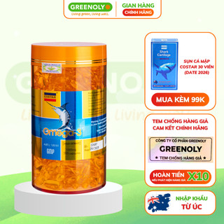 Dầu cá costar bổ sung omega 3 1000mg tăng cường trí não, tim mạch và thị lực 365 viên