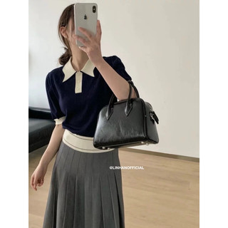 /𝙇𝙞𝙣𝙝𝙖𝙣𝙤𝙛𝙛𝙞𝙘𝙞𝙖𝙡/ ÁO LEN CỔ PHA STYLEKOREAN 066 🇰🇷