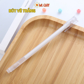 Bút vẽ màu trắng vẽ họa tiết nhỏ bút vẽ mắt chibi hoa văn điêu khắc đồ thủ công handmade DIY