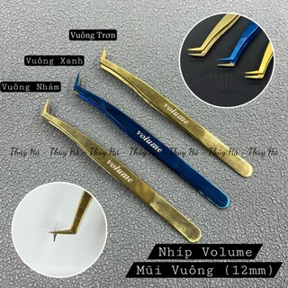 Nhíp nối mi volume nhật cao cấp mũi 12mm- 15mm_bao gắp 20d-30d - nối volume_tạo mi fan_thúy hà
