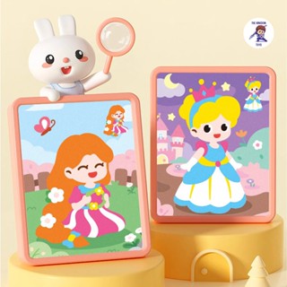 Đồ Chơi Tranh Cát Cho Bé Tập Tô Màu Kèm 36 Cát Màu Và Tranh Không Trùng Lặp Cho Bé Thỏa Sức Sáng Tạo