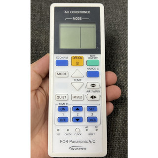 (HÀNG CHÍNH HÃNG GIÁ RẺ 40K) ĐIỀU KHIỂN ĐIỀU HÒA PANASONIC 2 chiều inverter  có Econavi bản to-Bh 3 tháng lỗi 1đổi 1 mới