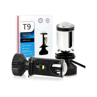 Đèn pha led bi cầu T9 Pro, Đèn Led xe máy T9 chân H4