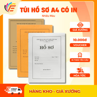 Túi Đựng Hồ Sơ Xin Việc A4 Bao Thư Phong Bì Bìa Hồ Sơ In Sẵn Hoặc In Theo Yêu Cầu