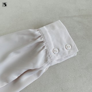 Áo sơ mi nữ Twentyfive trơn dài tay, basic 6174
