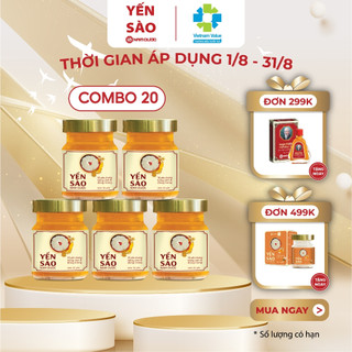  Yến Sào chưng sẵn - hồng sâm đông trùng hạ thảo - Hũ 70ml / 30% tổ yến - Yến sào Nam Dược - Khánh Hoà