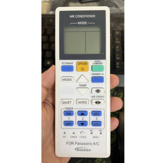 REMOTE MÁY LẠNH - ĐIỀU KHIỂN ĐIỀU HÒA PANASONIC 2 chiều inverter ECONAVI bản to -Hàng mới 100% - Bh 3 tháng lỗi đổi mới