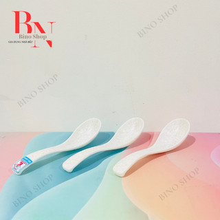 10 Muỗng Cơm Nhựa Melamine Vân Đá (MC No25)