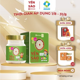 Yến sào Kids ăn ngon cho bé - 1 Hũ 70ml / 25% tổ yến - Yến sào Nam Dược, Khánh Hòa