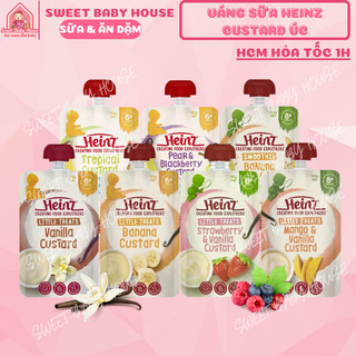 Váng sữa Heinz Custard Úc gói 120g cho bé ăn dặm. Date 5/2025 - Sweet Baby House