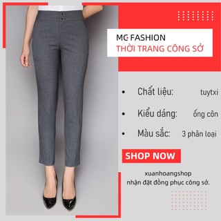 Quần Tây Nữ Công Sở Lưng Cao Mc Fashion q0452