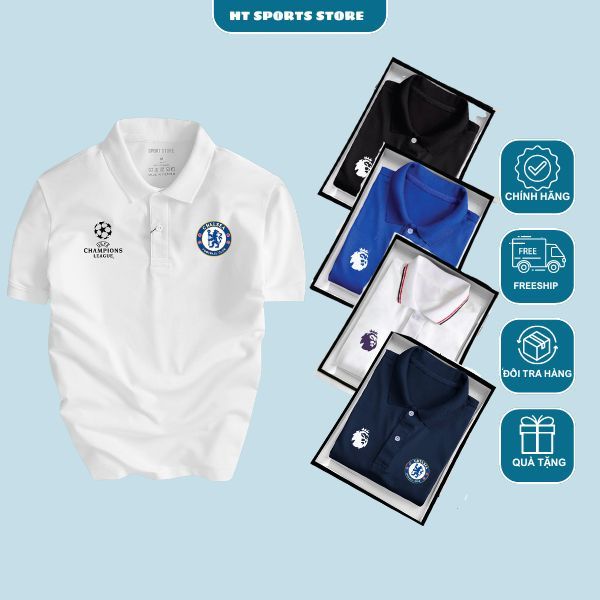 Áo Polo CLB Chelsea, Áo polo thể thao nam thanh lịch quý phái, sang trọng - HT Sports Store