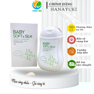 Dung dịch vệ sinh em bé hanayuki baby soft silk 150g, dung dịch vệ sinh baby soft & silk