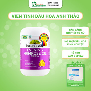 Tinh Dầu Hoa Anh Thảo Nature's Way Evening Primrose Oil Giúp Cân Bằng Nội Tiết Tố