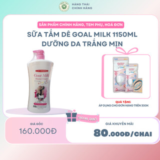 Sữa tắm Dê Goal Milk 1150ml dưỡng da trắng mịn