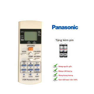 Điều khiển điều hòa panasonic CS 1 chiều loại tốt .Bảo hành 6 tháng