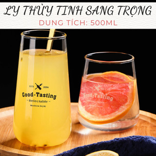 Ly Thủy Tinh kiểu dáng lạ mắt 500ml