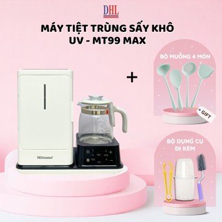  Máy tiệt trùng sấy khô hâm sữa UV-MT99 MAX - Bảo hành 5 năm chính hãng Mitomo 