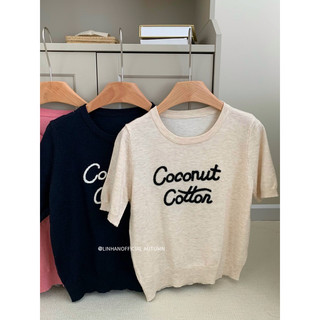 /𝙇𝙞𝙣𝙝𝙖𝙣𝙤𝙛𝙛𝙞𝙘𝙞𝙖𝙡/ ÁO LEN THÊU COCONUT STYLEKOREAN 067🇰🇷