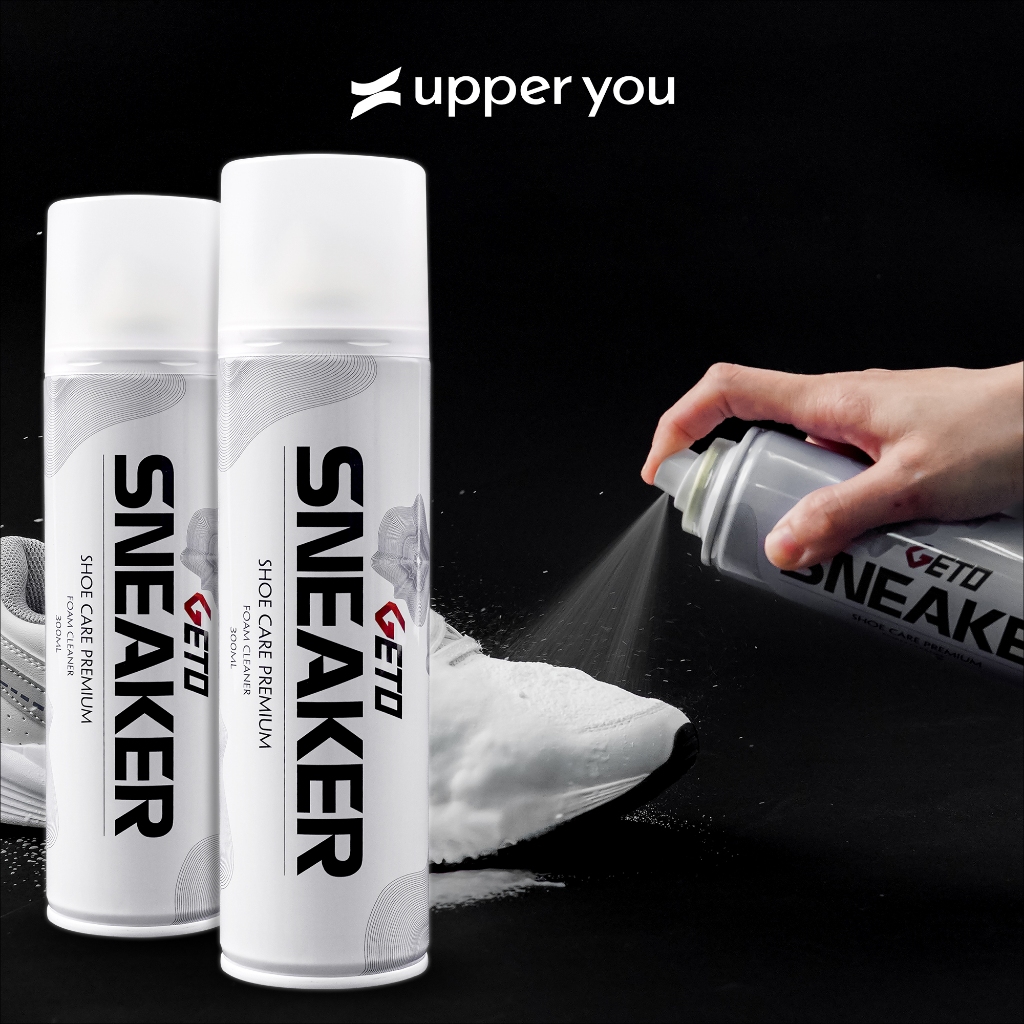 Chai Xịt Tạo Bọt Tuyết Vệ Sinh Giày UPPER YOU Tẩy Trắng Giày Khô Không Giặt Nước - XG01