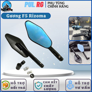 Gương chiếu hậu xe máy thời trang rizoma F5 màu đen 1 cái lắp cho Wave AB SH SH Mode Airblade...