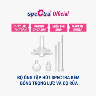 Bộ ống tập hút kèm bóng trọng lực và cọ rửa Spectra