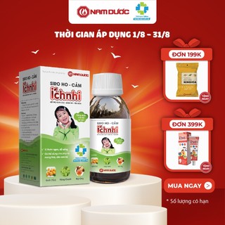 Siro ho cảm Ích Nhi chai 90ml, hỗ trợ giải giảm, hỗ trợ giảm ho, sổ mũi, hỗ trợ tiêu đờm