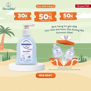 Sữa dưỡng ẩm Sanosan Baby với protein sữa thủy phân 0M+ 200ml