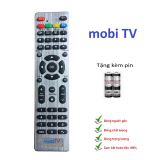 [CHÍNH HÃNG] Điều khiển đầu mobiTV ,Remote đầu thu truyền hình kỹ thuật số mobiTV