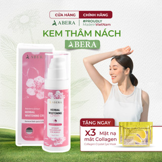 Kem mờ thâm nách abera 50ml- mờ giảm thâm vùng mông, bẹn, nách, khuỷu tay, đầu gối, sau 21 ngày
