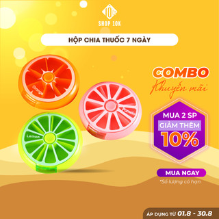 Hộp đựng thuốc, hộp chia thuốc 7 ngăn tiện dụng khi đi du lịch SHOP10K - SP005350