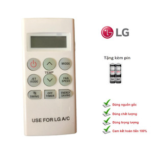 Điều khiển điều hòa LG,Remote điều khiển điều hòa LG CS 1 chiều ngắn