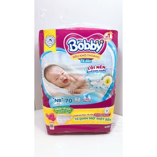 Tả Dán Sơ Sinh BOBBY Size Dưới 5KG 70 MIẾNG