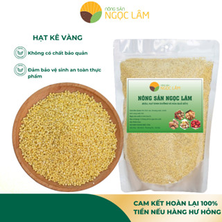Hạt kê nếp vàng dẻo hữu cơ tách vỏ hàng loại 1 sạch, ăn dặm, nấu cháo, làm bánh, làm sữa