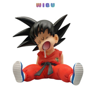 Mô hình Dragon Ball SonGoku ngủ gật cực dễ thương cao 10cm cảnh ngủ ở quên ở võ đài , figure 7 viên ngọc rồng songoku