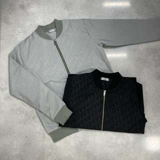 Áo khoác Bomber nam 2 lớp Dior vân hoa toàn thân hoạ tiết monogram cực đẹp mới hot trend 2024