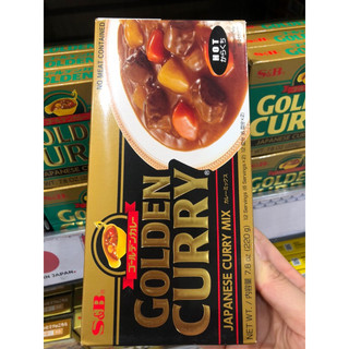 Cà ry Nhật Bản GOLDEN CURRY S&B - 198G ( VIÊN NẤU CÀ RI NHẬT) viên xốt VỊ CAY