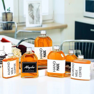 Chai thủy tinh dẹp vai bầu nắp nhôm 100ml- 250ml - 350ml - 500ml / chai thủy tinh vuông dẹt nắp nhôm