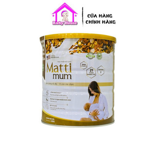 Sữa hạt Matti Mum lợi sữa lon 650g -kích sữa cho mẹ sau sinh