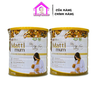 Combo 2 lon sữa hạt lợi sữa Mattimum lon 650g chính hãng - Sữa về nhanh, thơm ngon, giàu dưỡng chất
