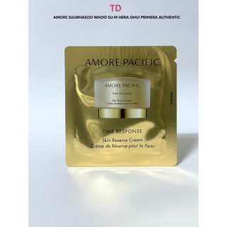 Thanh lý date 2024 t11 Gói Kem Amore Pacific Time Response Skin Reserve Cream 1Ml