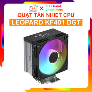 Quạt Tản Nhiệt CPU Jungle Leopard KF401 DGT 4 Ống Đồng Led Tự Đổi Màu - Hàng Fullbox
