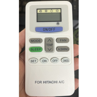 (ĐIỀU KHIỂN ĐIỀU HÒA HITACHI 1 VÀ 2 CHIỀU THƯỜNG (MẪU CŨ VUÔNG NGẮN ) - HÀNG MỚI 100% - BH 3 THÁNG LỖI ĐỔI MỚI