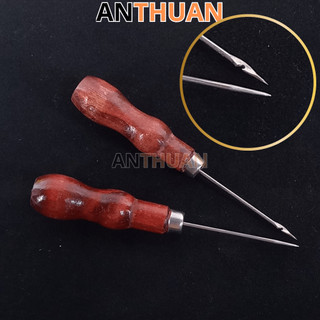 Cây dùi lỗ, dùi móc may sửa đồ da, túi xách, giày dép cán gỗ