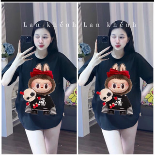 [ Rẻ vô địch ] Áo thun chất cotton khô 3158 form rộng tay lỡ - Gấu LBB ôm gấu