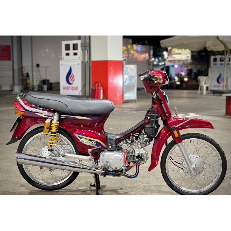 tem xe Dream màu đỏ - tem decal 3 lớp