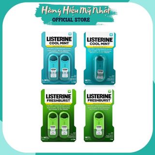 [SET 2 CÁI] Xịt Thơm Miệng LISTERINE PocketMist Oral Care Cool Mint - USA