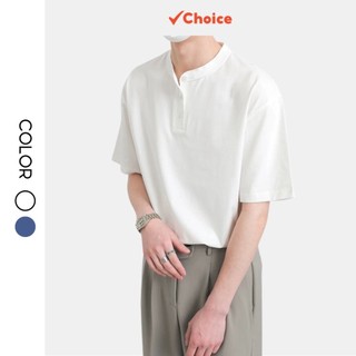 Áo thun nam trơn cổ trụ vải Cotton co giãn, thấm hút mồ hôi, chuẩn form Mã: HT20