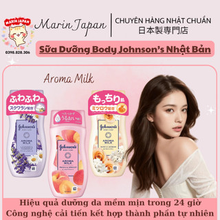 Sữa Dưỡng Thể Johnson’s Body Care Aroma Mikl Lavender & Chamomile 200ml Nhật Bản Hương Lavender và Hoa Cúc