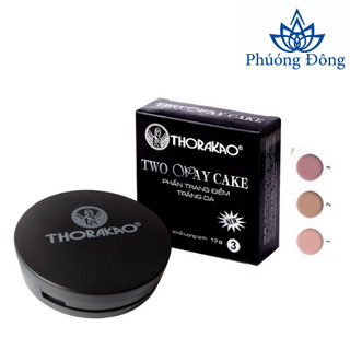  PHẤN TRANG ĐIỂM TRẮNG DA TWO WAY CAKE THORAKAO 13G  Có nhũ  